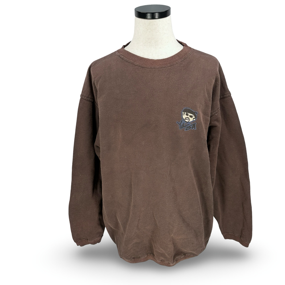 Vintage YADA‎ Cool Daddy Groove Skater Sweatshirt Men’s XL Brown 90s Skateboard